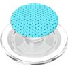 Preposh Aqua Electric Blue Tiny Polka Dot Boho Vintage Estetica PopSockets PopGrip per MagSafe