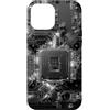 Lematworks Custodia per iPhone 12 Pro Max Futuristic Circuit Board Tech Design Cyberpunk Art per uomo