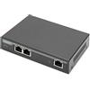 DIGITUS Estensore Gigabit PoE per interni, 2 porte, estensione 60W 100m, collegabile a cascata, autoalimentato