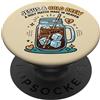Christian Coffee Faith Humor Heaven Love Gesù Cold Brew Caffè Cristiano Fede Cielo Umorismo PopSockets PopGrip Adesivo