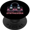 Analog Audio Electronic Music Gear Oscillatore modulare sintetizzatore analogico retrò PopSockets PopGrip Adesivo