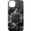 Lematworks Custodia per iPhone 14 Plus Futuristic Circuit Board Tech Design Cyberpunk Art per uomo