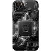 Lematworks Custodia per iPhone 11 Pro Max Futuristic Circuit Board Tech Design Cyberpunk Art per uomo
