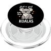 Funny Koala Lover Gifts Accessories & St Solo una ragazza che ama i koala PopSockets PopGrip per MagSafe