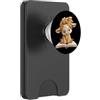 Teacher Student Reader Library Bookworm Capra bambino libro aperto lettura animale amante grafico ritratto PopSockets PopWallet per MagSafe