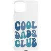 Fathers Day Vintage 80s Style Mens Nosta Custodia per iPhone 15 Plus Cool Dads Club sul retro | Onda retrò Groovy