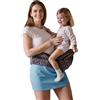 Pandanling - Marsupio Neonato 0-36 Mesi con Estensibile - Vincitore Premio Mom's Choice, Certificato Sicurezza Marsupio per Bambini, Ergonomico per Neonati 3-20 kg (Leopardo)