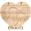 HORREX In Legno Biglietto Auguri Matrimonio, Monete Regalo Anniversario Matrimonio, a Forma di Cuore Idee Regalo per Matrimoni, Contanti Busta Matrimoni Porta Soldi per Come Regalos di Nozze Oggetti