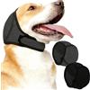 YNR 2 Paraorecchie Cane Paraorecchie per Cani Cuffie Antirumore per Cani Copriorecchie per Cani Impermeabili Insonorizzato Impermeabile per Toelettatura Bagno Nuoto