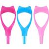 VNIDJGB 3 strumenti per mascara, 3 colori in plastica per mascara, scudo per ciglia superiore e inferiore, guida per l'applicazione di mascara con guida per il trucco in plastica trasparente
