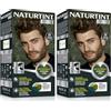 Naturtint Men Biobased | Colorazione Permanente per Uomo Senza Ammoniaca | 100% Copertura dei Capelli Bianchi | Ingredienti Naturali | 6N Biondo Scuro | 170 ml (Confezione da 2)