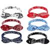 Floatdream 6 Pezzi Accessori per Capelli da Donna, Fascia per Capelli da Donna, Bandana con Stampa Floreale, per lo Sport, Vestirsi, Lavarsi il Viso, Animazione (6 Colori)