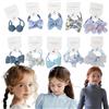 KAQILE Confezione da 20 scrunchies per capelli per neonate e bambini, forcine per capelli per ragazze, 3,5 cm / 1,37 pollici, elastico, fascia per la testa con fiocco, fermaglio per coda di cavallo