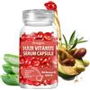 Hpbaggy Hair Treatment Siero Capsule, arricchito con olio di argan e avocado marocchino, ricco di vitamine A, C, E e Pro B5, nessun risciacquo necessario, per tutti i tipi di capelli