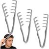 WDCSOEH 3 pezzi Set Pettine Styling Grigio, Pettine Denti Larghi per Volume, Pettine per Ricci e Mossi, Antirottura, Leggero e Portatile, per Donne e Uomini