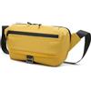 BG FUTURE AESTHETICS Borsa a tracolla impermeabile da uomo, salvaspazio, leggera, per tutti i giorni, viaggi, sport all'aria aperta, giallo.