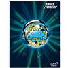 Quo Vadis - Cartella a 3 alette con elastico - Space Invaders - Musica - 24x32 cm - Prodotto in Francia
