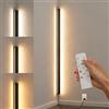 LANMOU Lampada da Parete LED Moderna Lungo 150cm con Spina, Dimmerabile