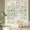 Yenhome Pellicola per Vetri Finestre Privacy Decorativa Fiori Colorati 40x300cm Pellicola per Vetri Finestre Effetto Arcobaleno Oscurante Resistente All Acqua per Cucina Bagno Salotto Porta in Vetro