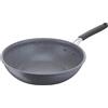 Lagostina Tempra® Mineral Wok 28cm, rivestimento minerale, padella antiaderente, facile da pulire, adatta all'induzione, 012163041828