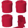 ZILZUFA Nastro in Chiffon Rosso Nastro con Fiocco Nastro in Tessuto per Matrimoni 15 m x 30 mm