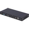 StarTech.com Switch KVM DisplayPort a doppio monitor 2 porte con matrice video Dual View, 4K 60 Hz, 4x USB, commutazione Hotkey, DP 1.2, TAA [P2ADD121D-KVM-SWITCH]