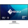 EIZO FlexScan EV2740S-WT Monitor PC 68,6 cm (27") 3840 x 2160 Pixel 4K Ultra HD LCD Bianco [EV2740S-WT]