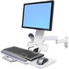 Ergotron 200 Series Combo Arm 61 cm (24") Parete Bianco [45-230-216]