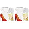 Slim Feet PRO Solette Mezzo Plantare Cuscinetti per Piedi, Avampiede e Posteriore per scarpe troppo grandi | Cuscinetto Antiscivolo per salva la pressione del tallone e alleviare tacchi interni (Confezione da 2)
