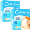 Cutiderm Medicazione adesiva sterile per ferite, 10 cm x 10 cm, confezione da 100