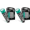 CELLONIC 4x CELLONIC AAA Batterie di ricambio per telefono cordless Siemens Gigaset A400, A415, AS405, A510, AS690, C430, C530HX, CL660HX, E560, E290A 1000mAh (Confezione da 2)