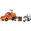 Simba - Sam le Pompier - Pick-Up Venere & Moto della Polizia - 2 Figure - Funzioni Jet d'Acqua e Sonore - Batterie incluse - Da 3 anni - 109251099038