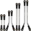 INJORA High Clearance RC Links Set Accessories per Axial SCX24 Gladiator AXI00005 1/24 RC Crawler Upgrade Parts,8pcs（Argento）