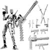 ZXTGBQ T13 Action Figure Articolata T13 Robot Action Figure, Giocattolo Mobile Multi-Articolato, Action Figure Stampata In 3d, Decorazione Da Scrivania, Regalo Decorativo Da Scrivania