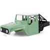 INJORA IR40 Carrozzeria del Camion con Gabbia Tubolare per Upgrade TRX4M Defender Bronco 1/18 RC Crawler (Verde Tenue)