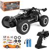 Joellfuner 2.4Ghz macchina telecomandata per Bambini, 1:16 Auto telecomandata con Luce, 2WD 20KM/H Offroad Monster RC Truck, fuoristrada auto radiocomandata, Regalo per bambini età 3+ Anni (nera)