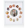 Pearhead Cornice portafoto per il primo anno, contiene 13 foto, perfetta per la festa della mamma o per il primo compleanno, regalo creativo per battesimo