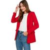 Trendyol Blazer - Giacca con Bottoni Rossi Trendyol Giacca Blazer con Bottone Rosso, Donna (Pacco da 1)