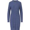 APART Fashion Strickkleid Vestito, Celeste, 40 Donna