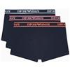 EMPORIO ARMANI Confezione da 3 Boxer da Uomo, AR. Blu/Orion/AR.Blu, L