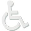 Hewi Universal targhetta bagno, sedia a rotelle, 801.91.030 99, Universal bianco puro [Accessori Bagno > Targhette Bagno]