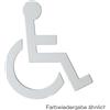 Hewi Universal targhetta bagno, sedia a rotelle, 801.91.030 97, Universal grigio luce [Accessori Bagno > Targhette Bagno]