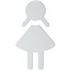 Hewi Universal targhetta bagno, donne, 801.91.020 97, Universal grigio luce [Accessori Bagno > Targhette Bagno]