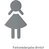 Hewi Universal targhetta bagno, donne, 801.91.020 92, Universal grigio antracite [Accessori Bagno > Targhette Bagno]