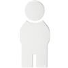 Hewi Universal targhetta bagno, uomini, 801.91.010 98, Universal bianco segnale [Accessori Bagno > Targhette Bagno]