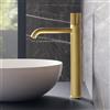 Fortis Brera Grip Extra Large rubinetto lavabo con corpo del rubinetto rialzato, 7G205002BG, Brera Grip oro spazzolato [Rubinetteria Bagno > Rubinetteria Lavabo]