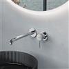Fortis round rubinetto lavabo a parete, per corpo incasso Toya, 7820811PC, Brera; Toya cromo [Rubinetteria Bagno > Rubinetteria Lavabo]