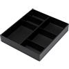 neoro n50 StyleBox M inserto per cassetto per lo scomparto estraibile basso nel mobile, BN089000, n50 nero/rovere nero [Mobili da Bagno > Accessori per Mobili da Bagno]