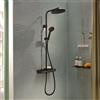 hansgrohe Activera S colonna doccia con termostatico, 28638670, Activera S nero opaco [Rubinetteria Bagno > Colonne Doccia]