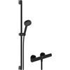 hansgrohe Activera Select S colonna doccia con termostatico, 28086670, Activera Select S nero opaco [Rubinetteria Bagno > Rubinetteria Doccia]
